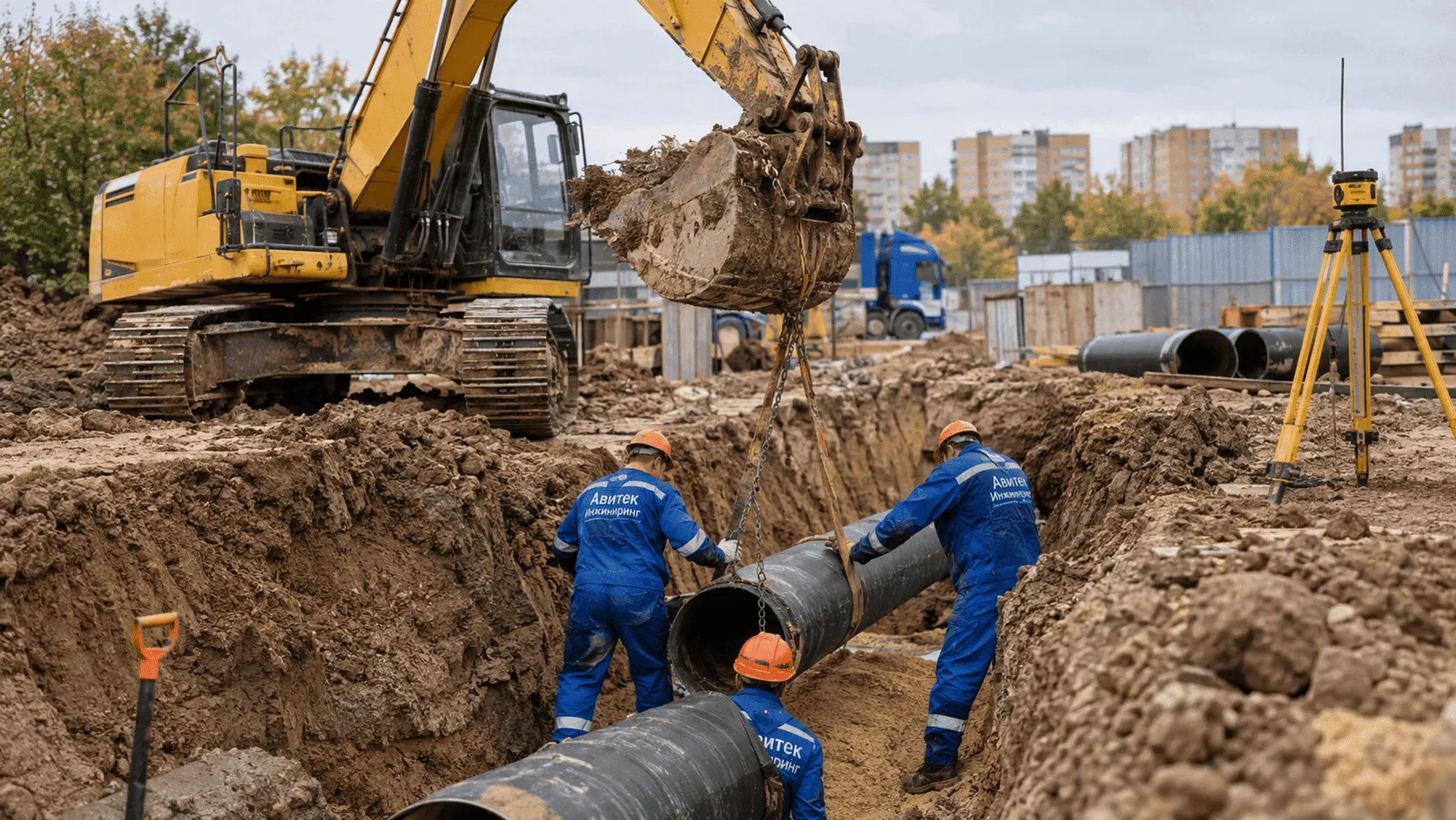 Способы прокладки трубопроводов водоснабжения и канализации