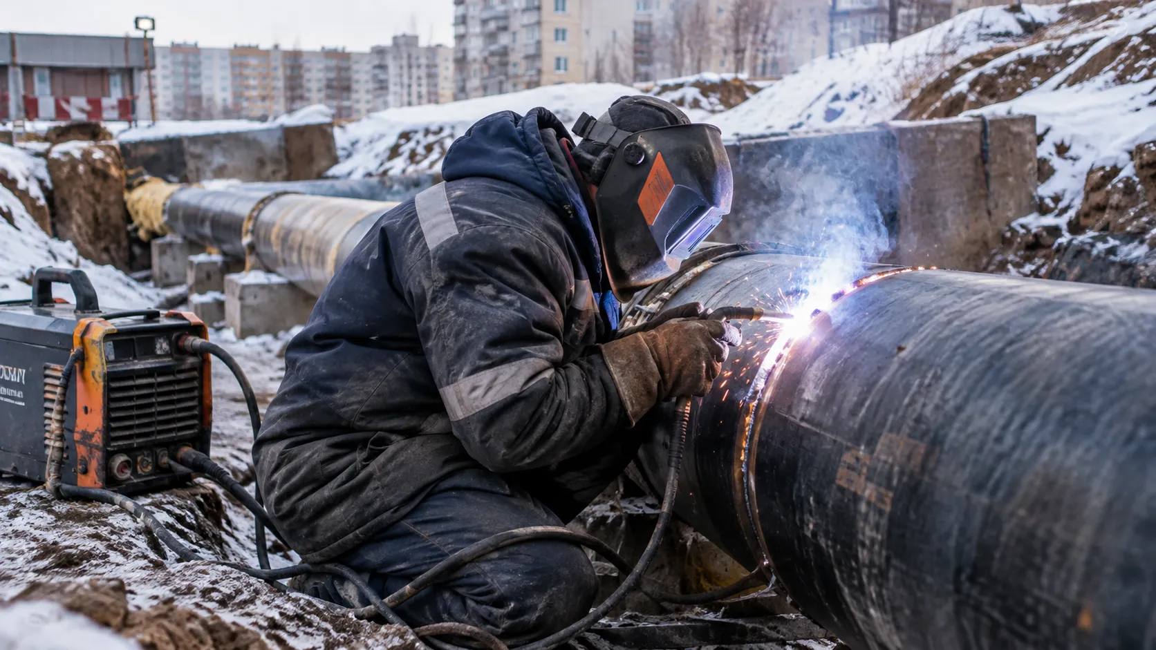 Сварка трубопроводов зимой и при ветре: пороги подогрева по СП 129.13330.2019