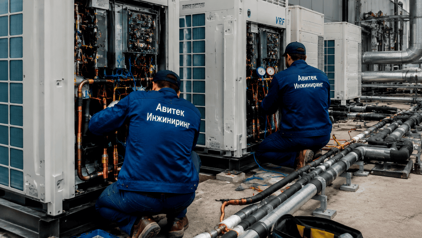 Монтаж VRV и VRF систем кондиционирования