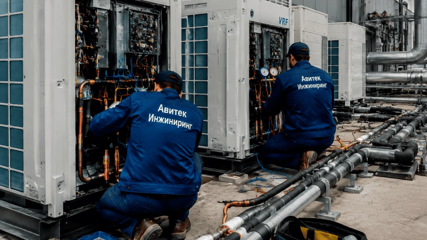 Монтаж VRV и VRF систем кондиционирования