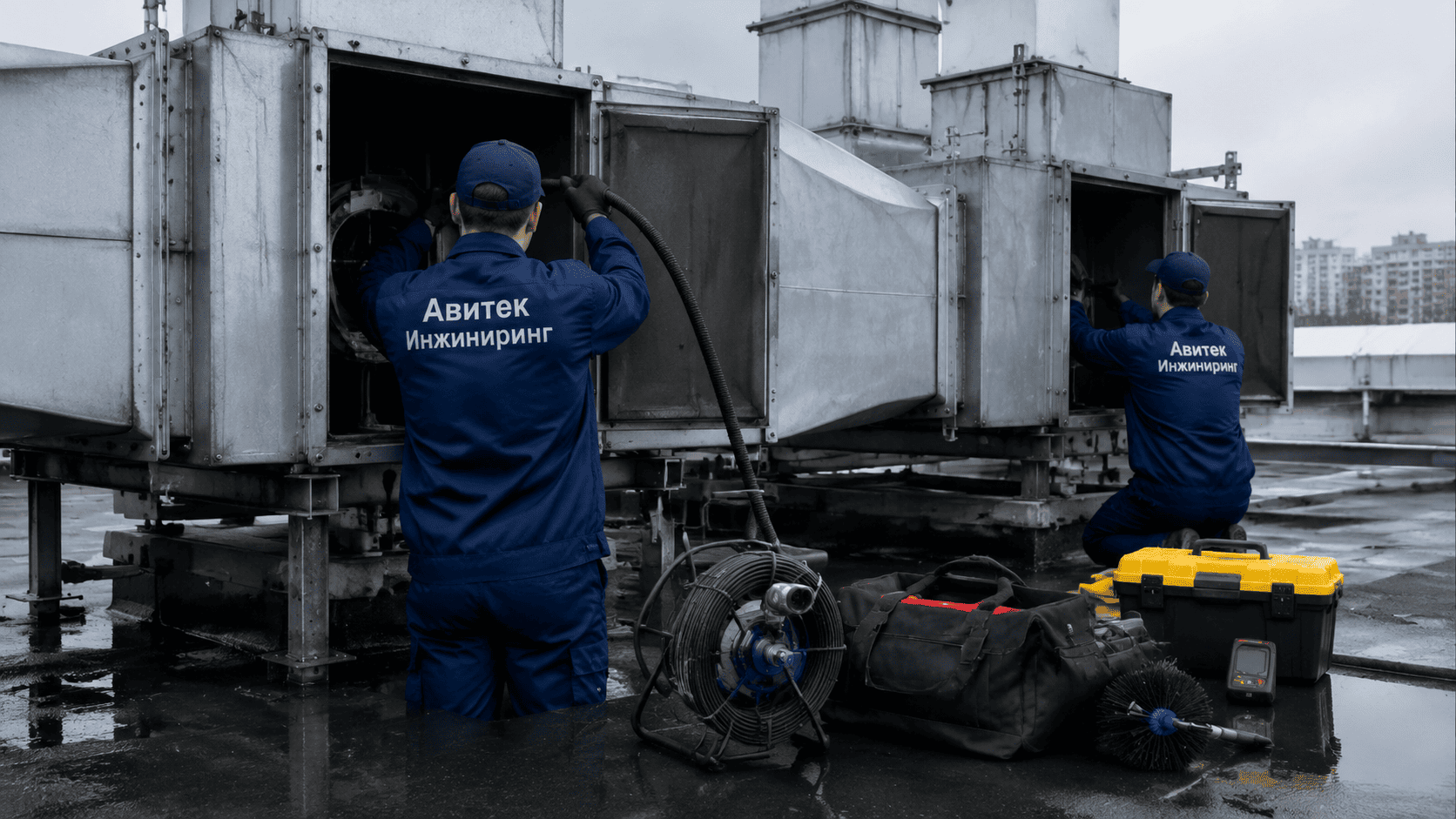 Техническое обслуживание системы дымоудаления