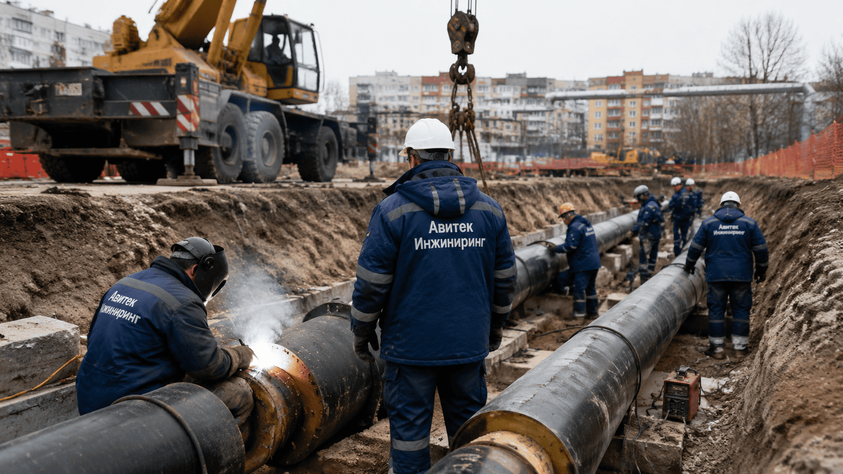 Ремонт и аварийное обслуживание теплотрасс