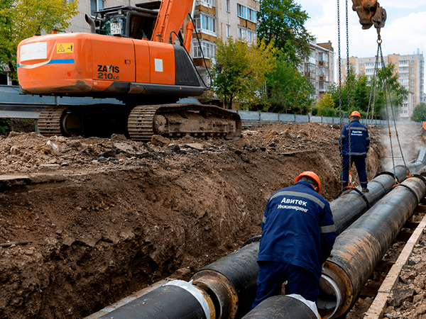 Реконструкция теплотрассы