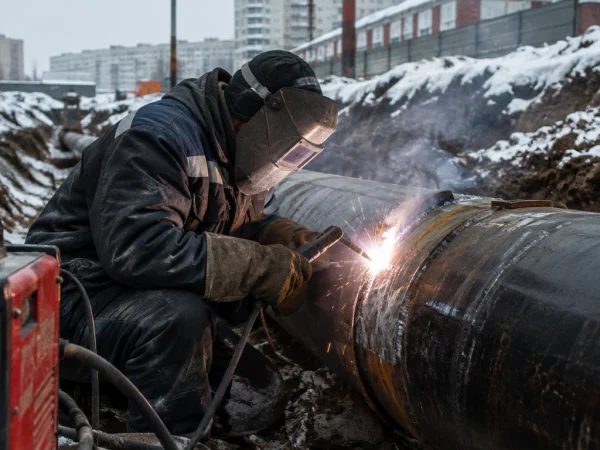 Сварка теплотрассы